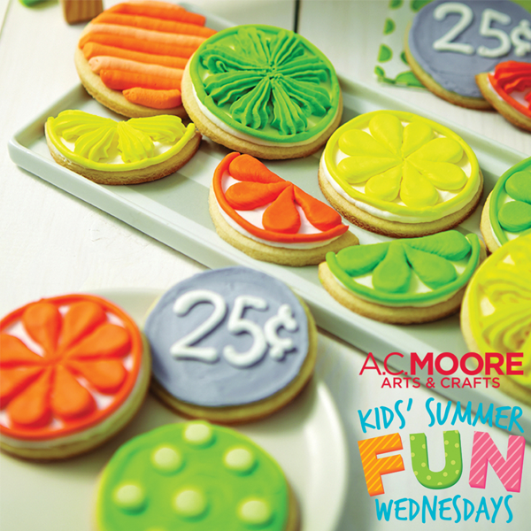 officialacmoore's tweet photo. Bring the kids for a FREE cookie decorating MAKE &amp; TAKE w/ @WiltonCakes from 1-3pm on Wed., 7/20! #MakeSummerFun https://t.co/dqDTggZnQp