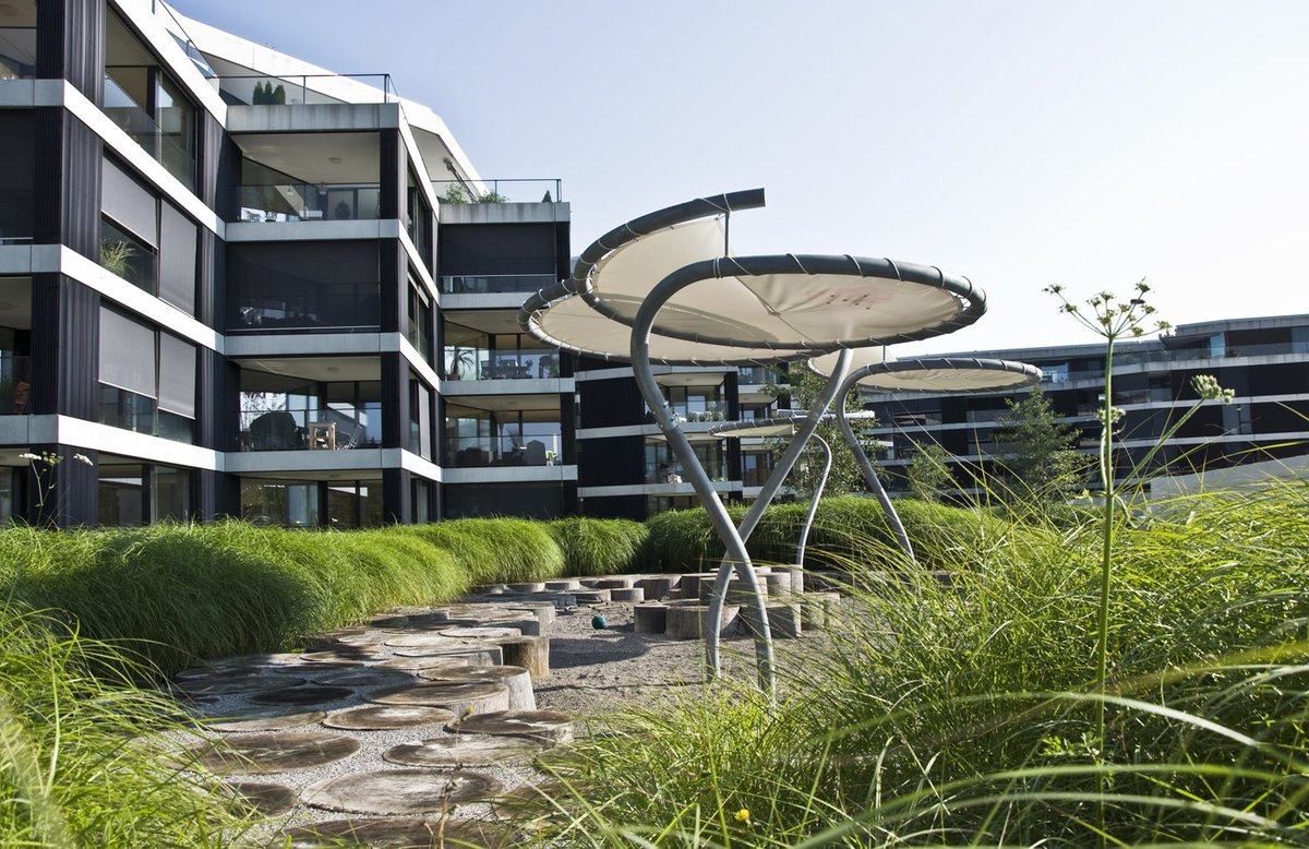 Lepamphlet's tweet photo. Riedpark à Zoug, Suisse par les architectes paysagistes de Fontana et EM2N et Müller Sigrist https://t.co/lsgub5tZnf https://t.co/ksfvNwjiHm