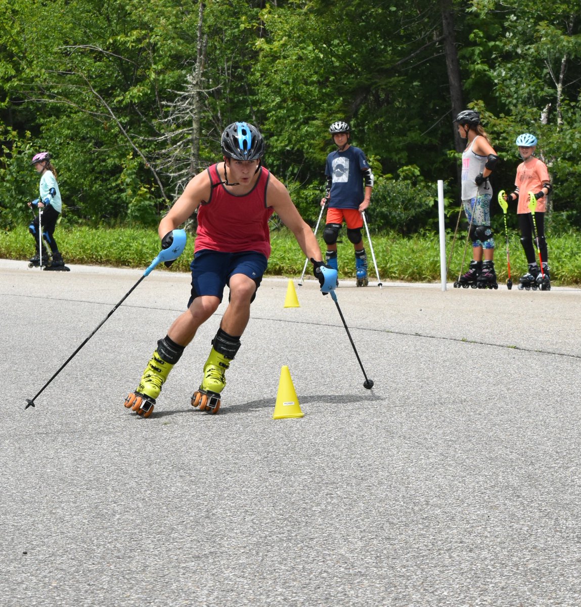 WVBBTS's tweet photo. #WVBBTS #DrylandCamp is underway here in #WatervilleValley! Check out the #SummerFun! #summercamp https://t.co/eoiQjkX7ar