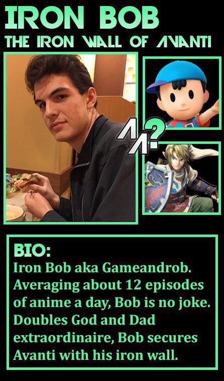 Not only is <a href="/GameAndRob/">Robert</a> Avanti's psychological/social evaluator but he's also our Doubles God and iron wall