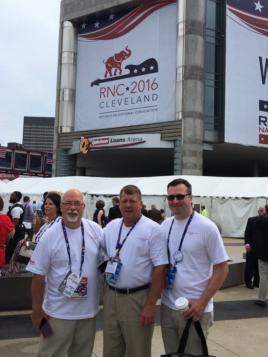 LannyLancaster7's tweet photo. 2016 RNC Convention. https://t.co/C4ZYfaT9E1