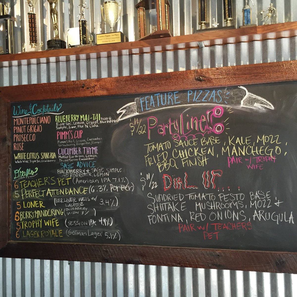 Happy Monday Raleigh! Get out of the office and get in here for these tasty Feature Pies and Drafts!