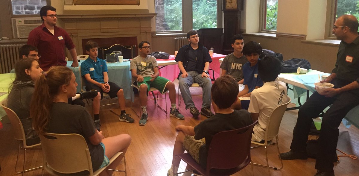 LocoRobotics's tweet photo. End of the day discussion with all the campers! Talking about what we learned today. #LocoSummer #Robotics #STEM https://t.co/l0x1EKZoOB