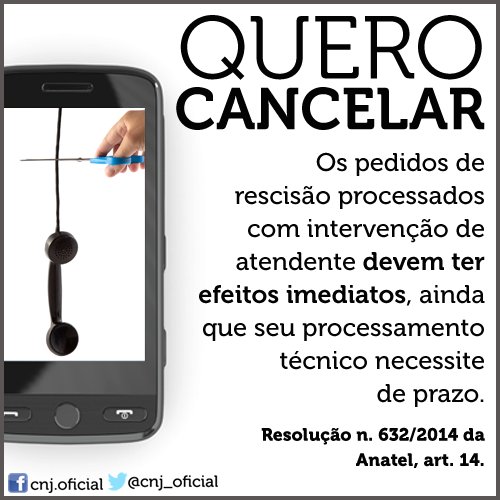 CNJ_oficial's tweet photo. Após o cancelamento, a prestadora não pode efetuar qualquer cobrança. https://t.co/RXCvBwV3NO https://t.co/lVkr0wbBzR