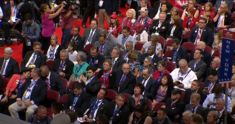 wsyx6's tweet photo. WATCH LIVE NOW: RNC kicks off with delegates in shouting match on RNC floor - https://t.co/5ezDJ7ehza https://t.co/7hvfKRNIGZ