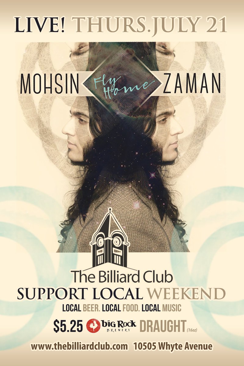 TheBilliardClub's tweet photo. Lean in and I'll tell you a secret. Winner of the @YegMusicAwards Artist of the year will be playing this Thursday! https://t.co/tnvOp3QVVj