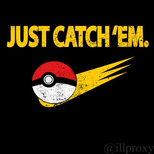 illproxy's tweet photo. #PokemonGO #Popculture #pokemon #Mashup #parody #art JUST CATCH 'EM #Tshirt @FandomShirtsOKC https://t.co/nnzhn9UYsQ https://t.co/Whn3O8bjfb