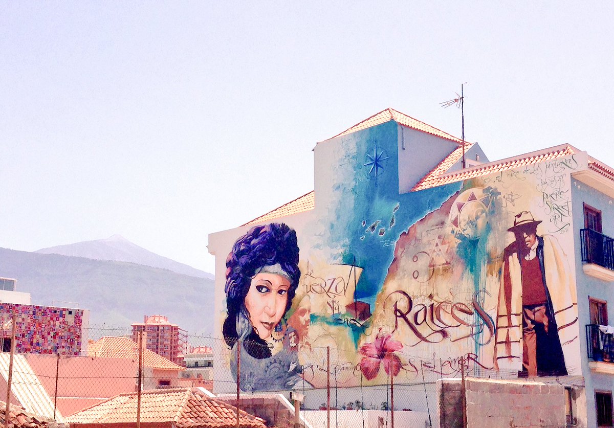 Sábado pasado. Puerto de la Cruz💙 @AytoPuerto <a href="/PuertoStreetArt/">Puerto Street Art</a>