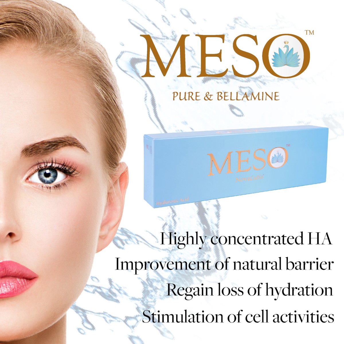NovaCutis's tweet photo. #MESOPure & #MESOBellamine, highly concentrated for #skinhydration & #rejuvenation #novacutis #mesotherapy #skincare https://t.co/xbR35yFrta