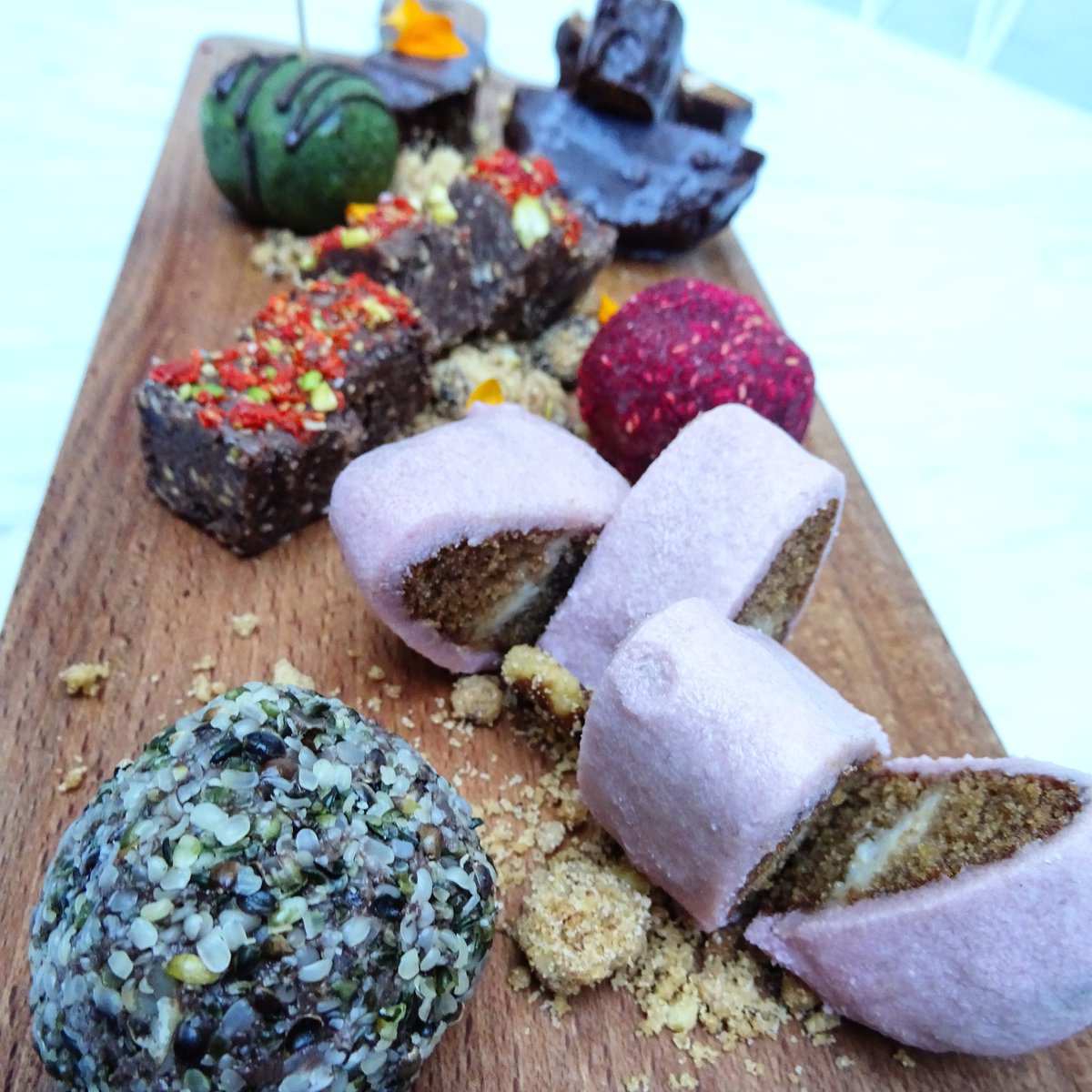 Presentación de los nuevos postres de Flax &amp; Kale #takeeateasy