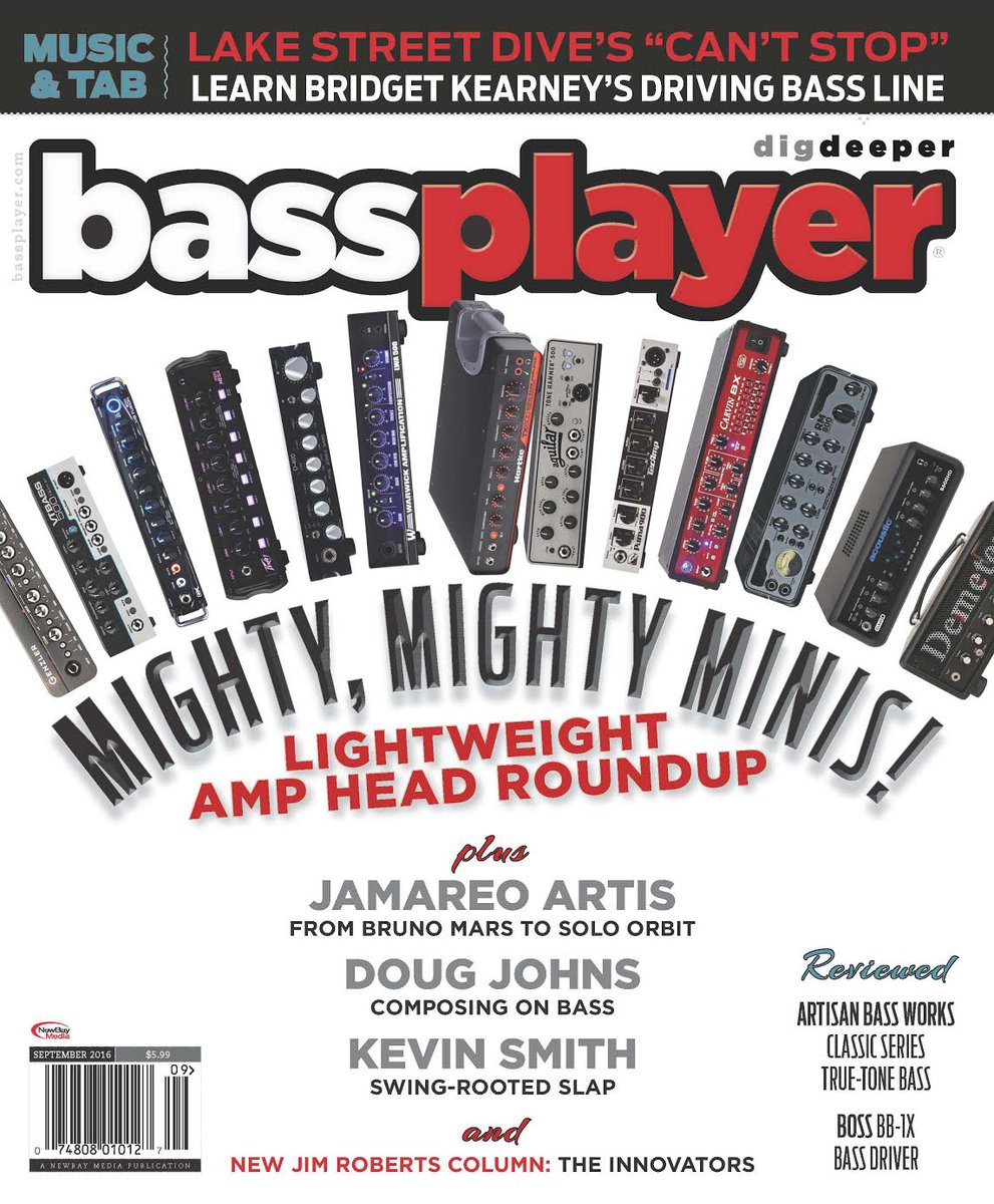Get our new issue featuring our Lightweight Amp Roundup, <a href="/jamareoartis/">Jam Artis</a> of <a href="/BrunoMars/">Bruno Mars</a>, Doug Johns, Kevin Smith &amp; More