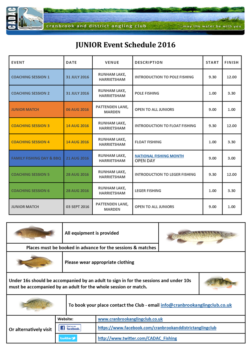 CADAC_Fishing's tweet photo. FREE kids fishing coaching sessions available as part of our participation in @NFMUK https://t.co/n7dALXMkQ0 https://t.co/BpEyMMSGRA
