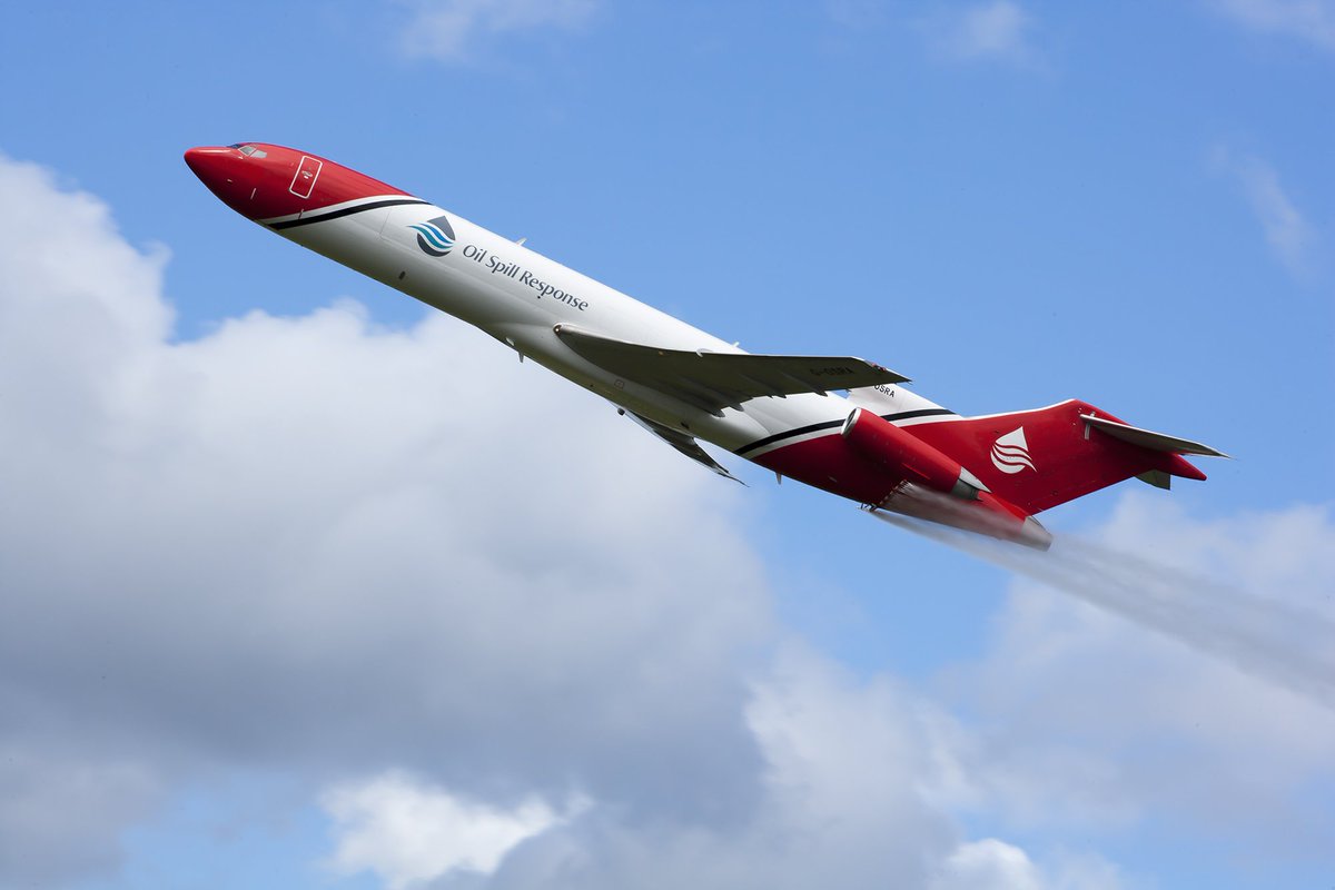 CameraWalks's tweet photo. #Oilspillresponse #Boeing727 @ #Farnborough Airshow 17th July https://t.co/O9sxjr4Xdz