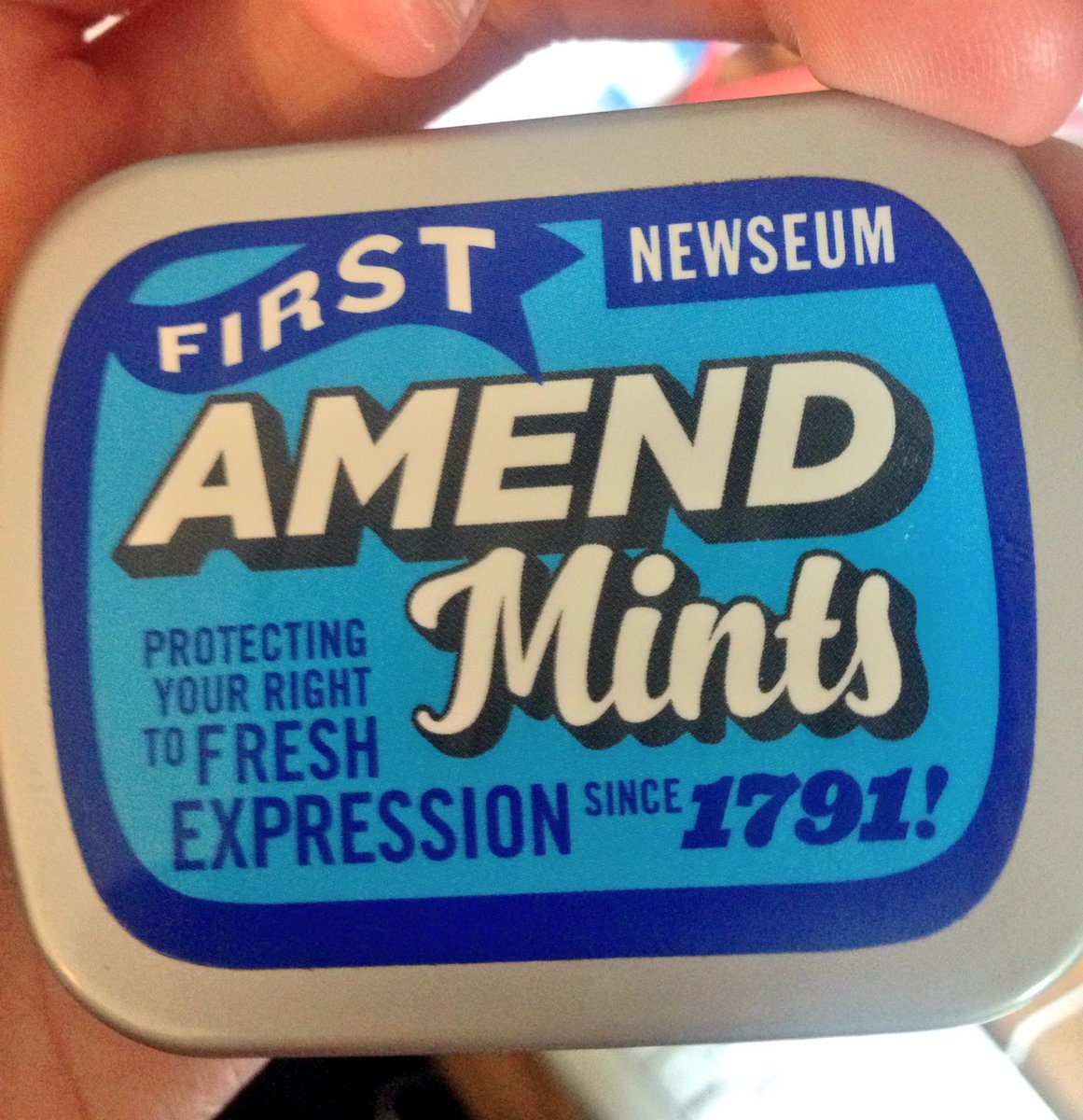 BennettDurando's tweet photo. So it's been a month since #FreeSpirit16 & much as I miss it, I'm happy 2 say my Amendmints & I r still going strong https://t.co/abPZXKecFm