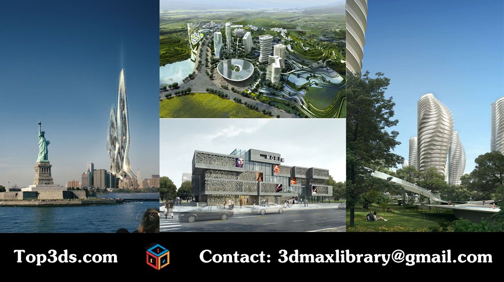 3dmaxlibrary's tweet image. Link Dowload: top3ds.com/top3ds-exterio…
Description:
It includes over 112 major international projects with 295 Views!