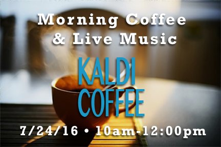 RikoMethod's tweet image. Come join us for caffeine and classical music @kaldicoffeela on July 24th, 10am.