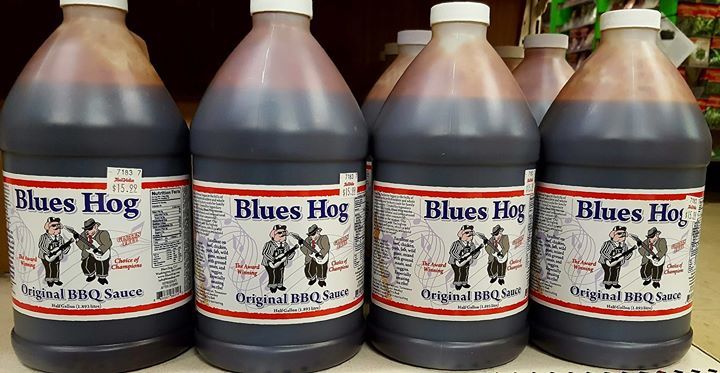 Branneky now carries your favorite Blues Hog BBQ Sauce in 1/2 gallons.

#bbq #blueshog ift.tt/29PEJbx