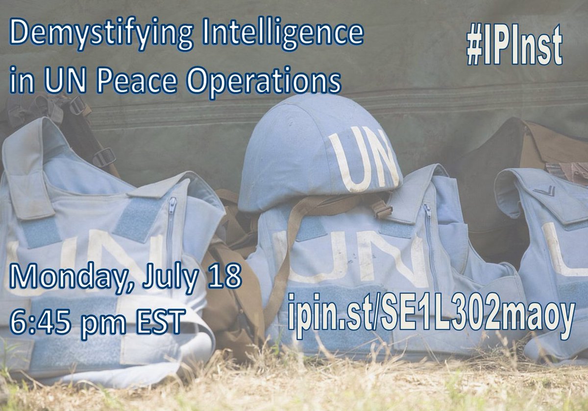 ipinst's tweet photo. #HappeningNow:talk on how @UNpeacekeeping can become better equipped for #futurepeaceops📹 https://t.co/Hz4AyhVL83 https://t.co/M19VlRQ0Hc