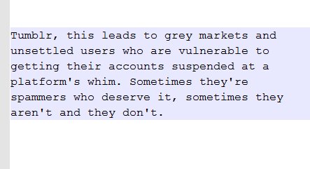 bluechoochoo's tweet photo. Tumblr forces grey markets, which are volatile, which makes people scared to participate
via https://t.co/n383PNfbN1 https://t.co/nTq6mQ6xaJ