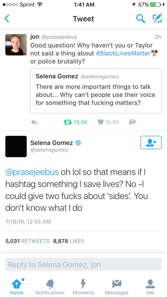 Selena Gomez on Twitter: "There are more important things to talk ...