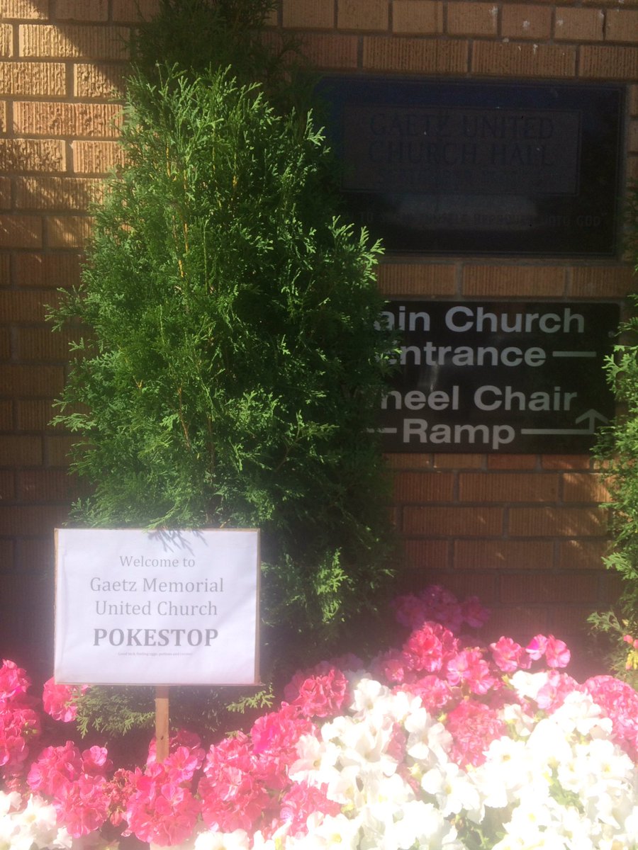 Check out our Pokestop <a href="/GaetzMemorialUC/">Gaetz Memorial UC</a> #PokemonGO