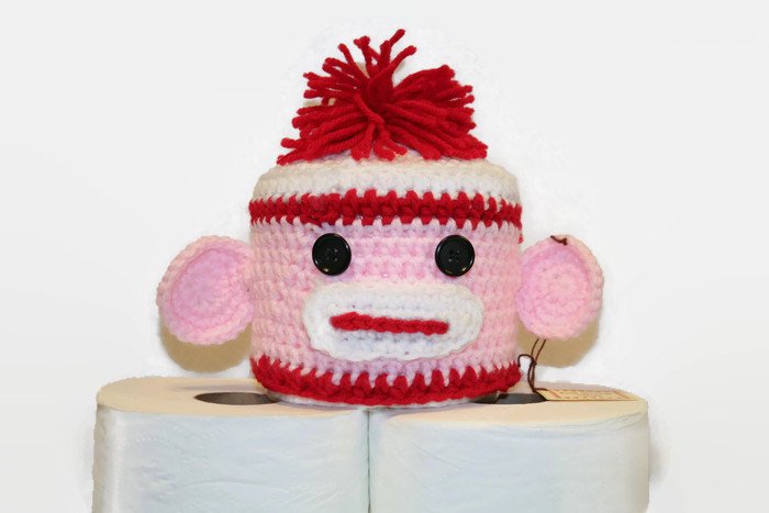MunkeeLady's tweet photo. Sock Monkey Toilet Tissue Cover https://t.co/SxtSMJCrFH #Etsymntt #UnderTwenty https://t.co/piB9fRJMjl
