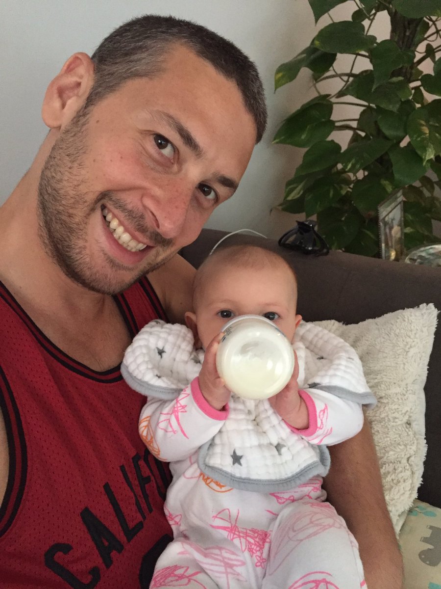 farkas's tweet photo. (1/2) Memories from wk 2 of solo paternity leave w/ @FaaarkBaby. I hope my final week has many more smiles &amp; laughs! https://t.co/oxu9znuH27