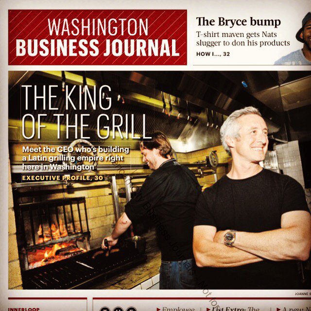 Thx for the cover <a href="/WBJonline/">Washington Business Journal</a> ! #pyromaniac + #chef = #winning <a href="/chefsweetlou/">Louis J Goral</a> @RuralSocietyDC <a href="/chefjosegarces/">Jose Garces</a> #grills