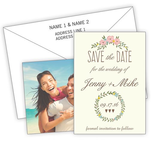 This Weeks Featured Product is our Perfect Love 3.5 x 5 Save the Date Card. Visit freshimpressions.us to view all o…