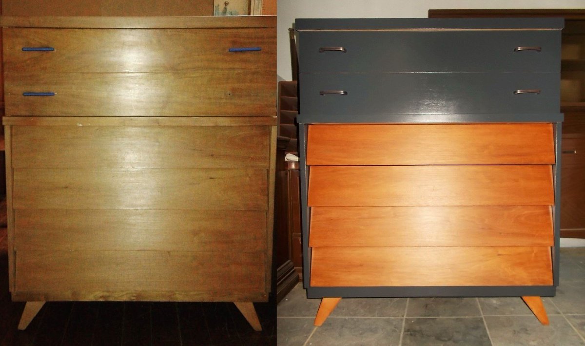 milowick's tweet photo. Dresser before and after. Love https://t.co/ItGpHgfWgB