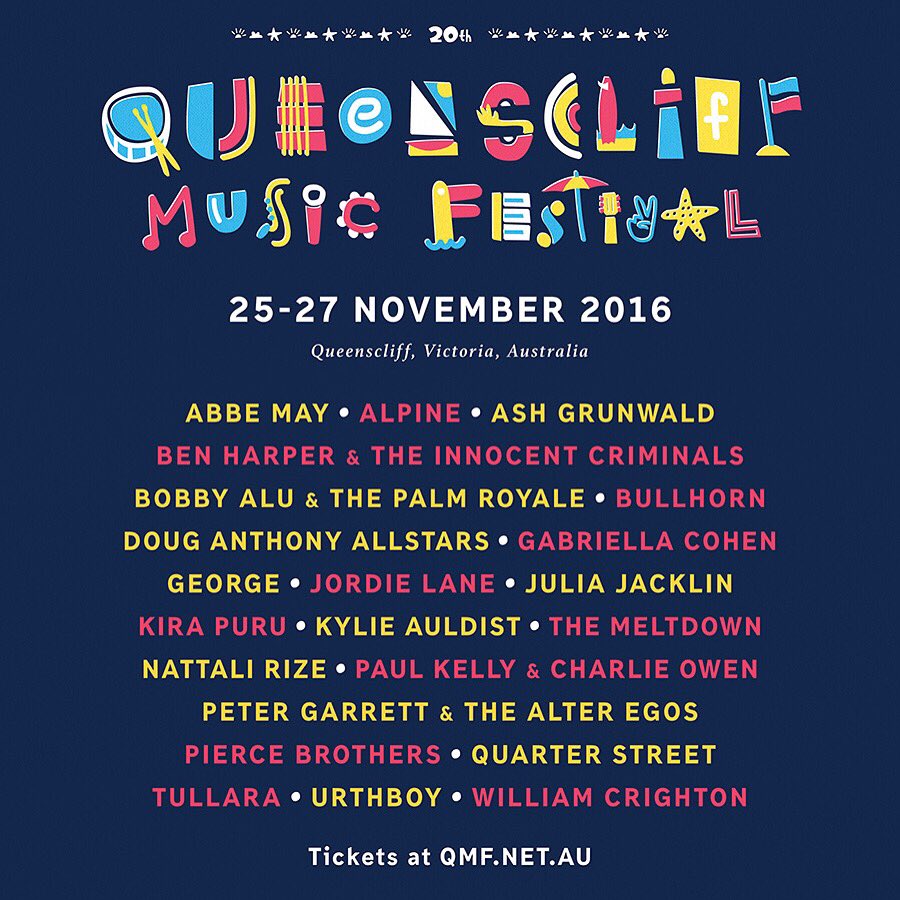 See you in Queenscliff this November? #QMF2016 #queenscliff #queenscliffmusicfestival #visitgeelongbellarine
