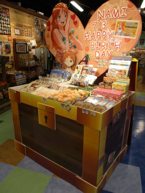 ট ইট র One Piece 麦わらストア福岡店 コーナー紹介 今月7月3日はナミの誕生日 麦わらストア福岡店では ナミの誕生日を バースデーコーナーにてお祝い中 お立ち寄りの際はぜひ ご覧くださいね 麦わらストア Onepiece