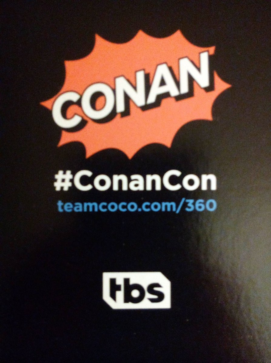 EliasV11's tweet photo. When you open your mail & find #CONAN360 you know SDCC week has officially started! https://t.co/YYcLMoBP2q