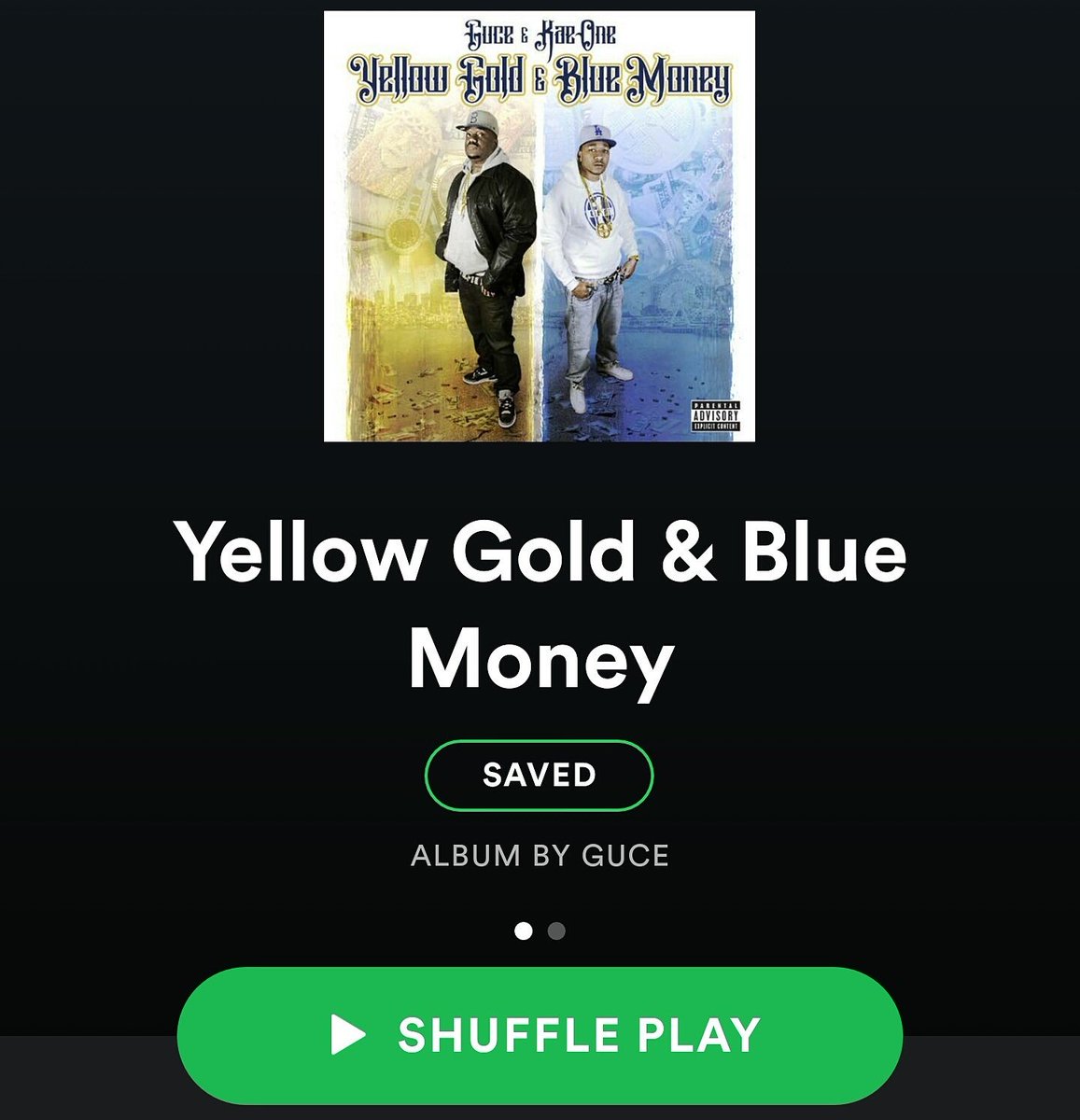 DrewJS81's tweet photo. Got this @Guceworld #KaeOne album #YellowGoldAndBlueMoney #Slappin 🎵 https://t.co/sZHGTcpAD0