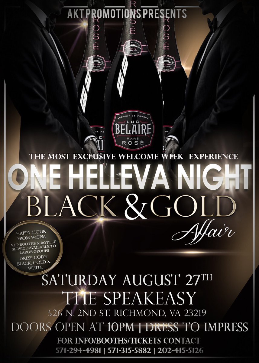 ASAPJollofy's tweet image. 🍾AKT Presents: One Helleva Night🍾
    VCU Welcome Week Official Move 
    💃🏼 Tickets coming soon 💃🏼#VCUWelcomeWeek