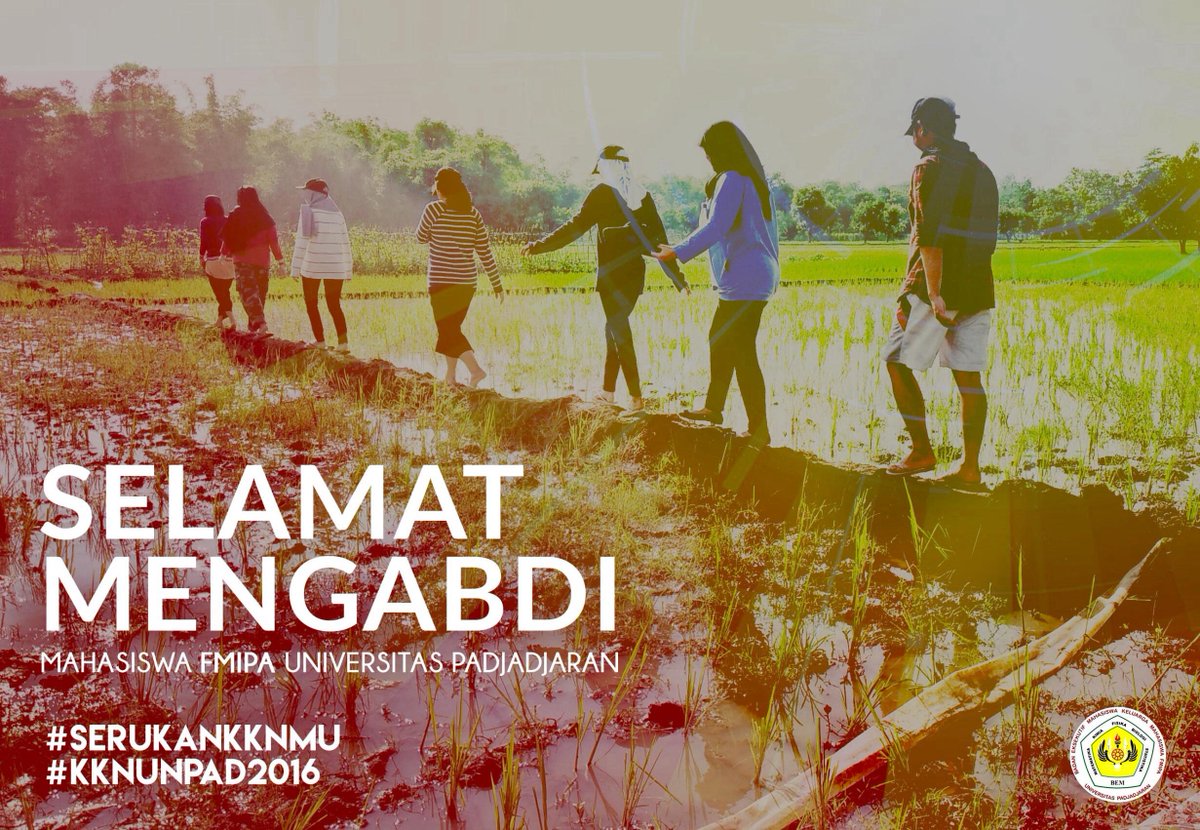 Selamat mengabdi akang dan teteh FMIPA UNPAD! Sukses semuanya!! 😊 #SERUKANKKNMU #KKNUNPAD2016