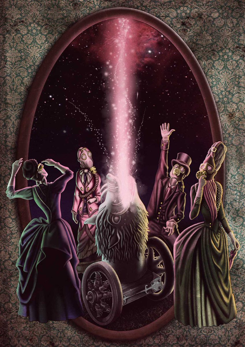 Otheroli's tweet photo. Borderlands is an #illustrated crash course in the #occult! https://t.co/LPmsDxqIQh #art #illustration https://t.co/Ylj6BKLRDL