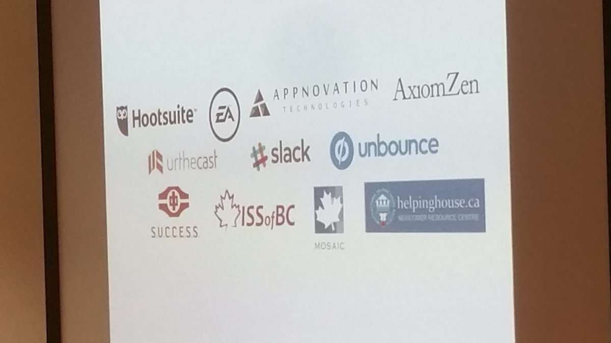 humanecapital's tweet photo. Companies at this great #techsector #talent networking event. Kudos to @IEC_BC  @CityofVancouver  and @PeaceGeeks https://t.co/RDtl6BjfIN