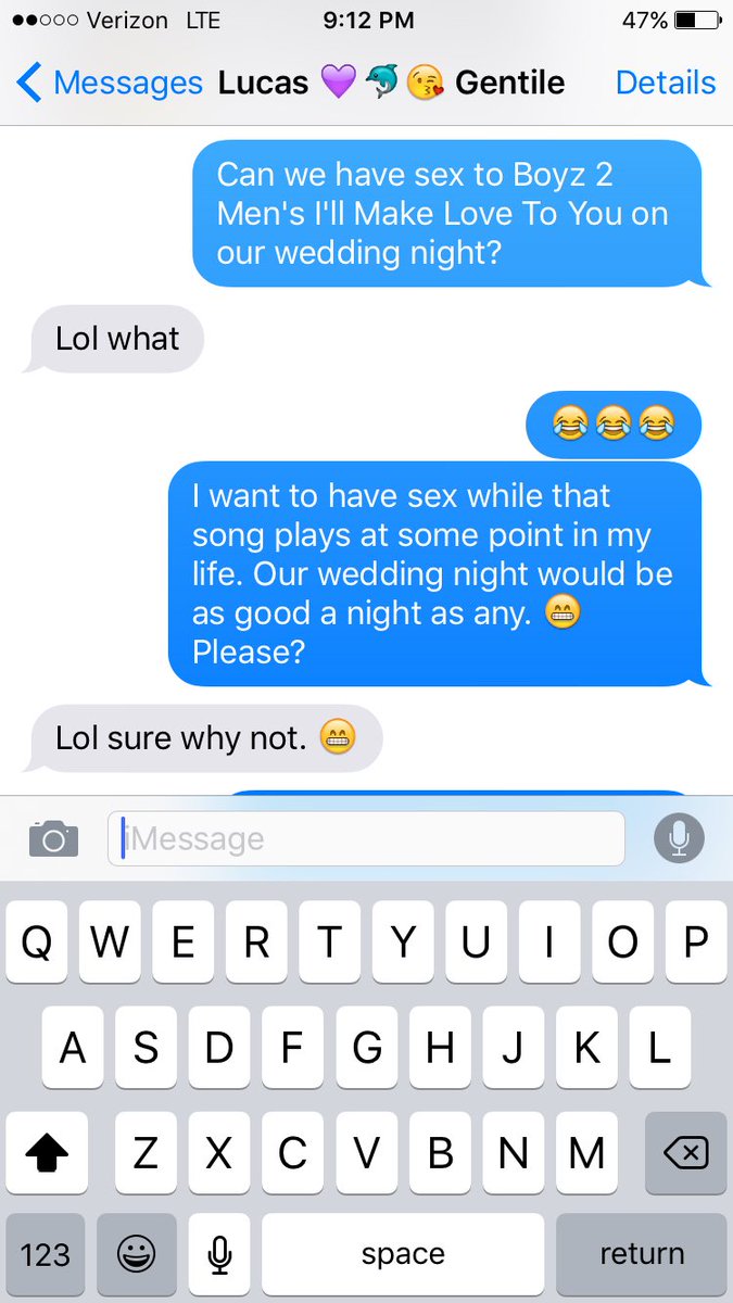 lgentile16's tweet photo. I'm really lucky he loves me and puts up with random questions like this out of the blue. 😂 #perfectbae https://t.co/N1PAY3k89w