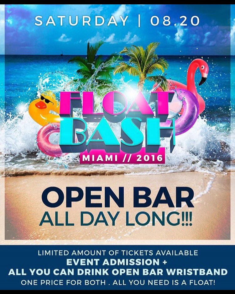 IgnorantO_'s tweet image. Hitting Miami with another highly exclusive event... #Floatbash #Whoorec