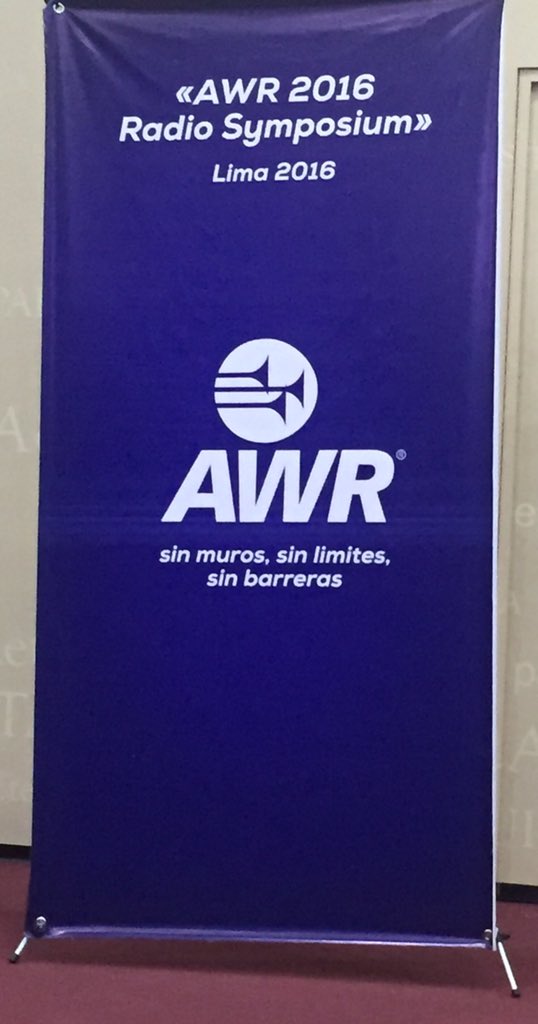 Ezrueda's tweet photo. #AWR2016 apertura del Simposio de Radio, Lima 2016 Gente que Vive y Transmite Esperanza para el Mundo.... https://t.co/veUNX36OFK