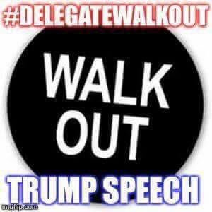 CruzinAhead's tweet photo. @Desireeemoore #DelegatesWalkOut #DelegateRevolt #DumpTrumpToDefeatHillary #RNCinCLE #gopconvention #RIPGOP https://t.co/tviDQRDl6L