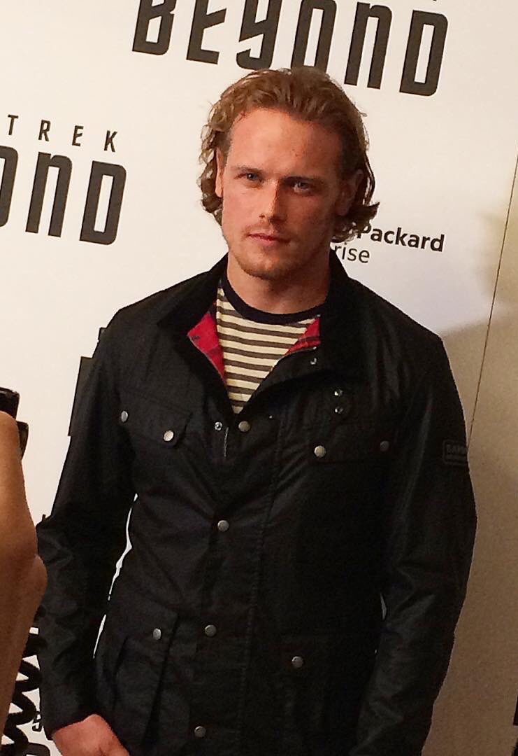 NyMataguilera's tweet photo. @SamHeughan Busy time! #NY runner in the morning & premiere #StarTrekBeyond @CrosbyStHotel in the night #SamForBond https://t.co/EtvCYlWNHh