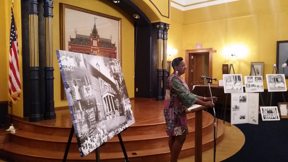 Honored to deliver the keynote address <a href="/Military/">Edward</a> Road School Preservation Trust Scholarship reception.