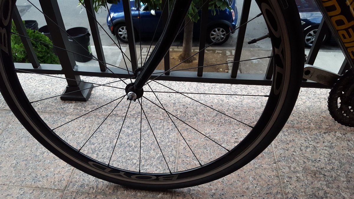 agedavis's tweet photo. Just installed @PinheadLock  #wheellocks #bikenyc https://t.co/EXmh7bTxR3