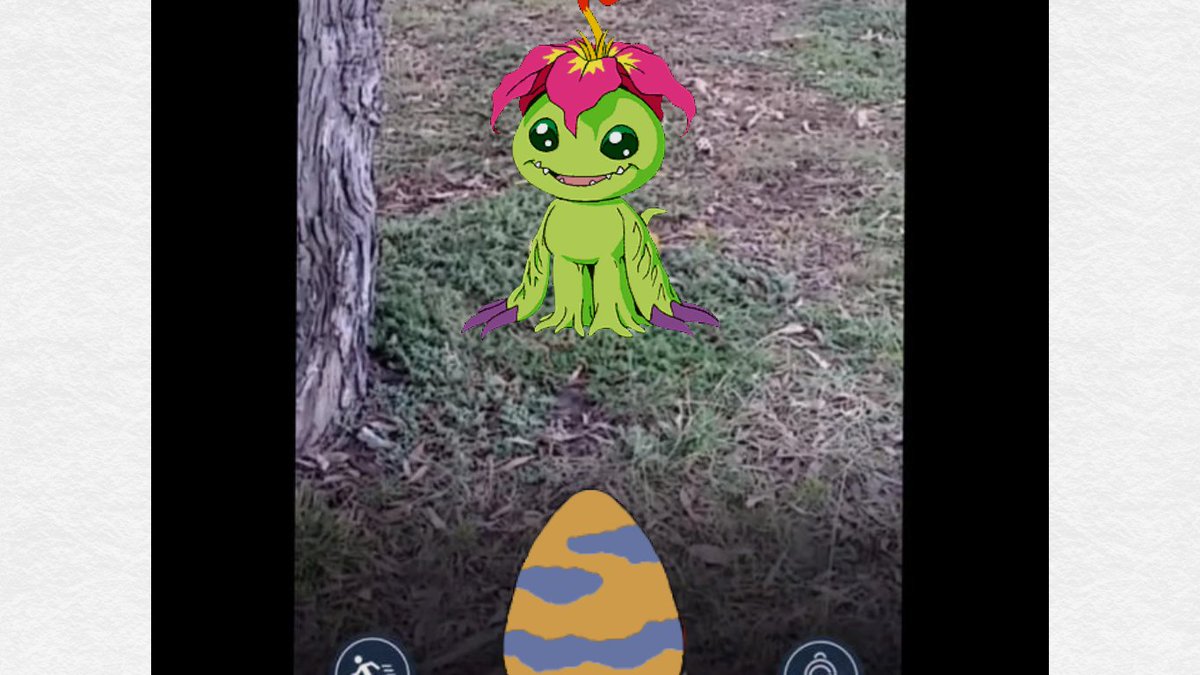 DigimonGoApp's tweet image. "Design? Oh that was easy. We just took the Pokemon Go template and added some Digimon details." - Lead Developer