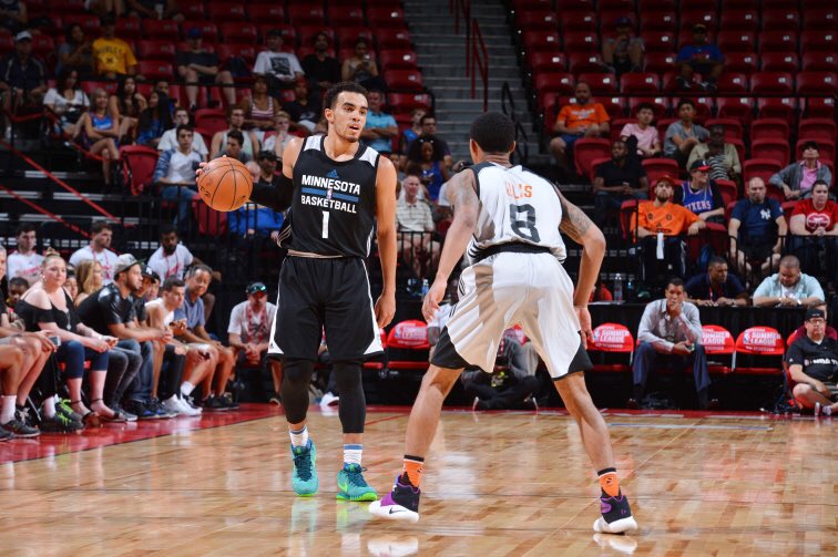 FreedomSportsUS's tweet image. TWolves' @Tyusjones06 steals the @NBASummerLeague MVP! #MinnTWolves #SummerLeague #FreedomSports