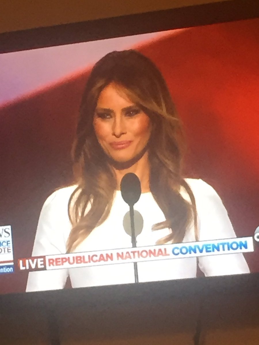 dmeyers's tweet photo. stifler's mom looks great. #gopconvention2016 #MelaniaSpeaks #stiflersmom #americanpie #trump #makeamericsgreatagain https://t.co/Bg16niXI98