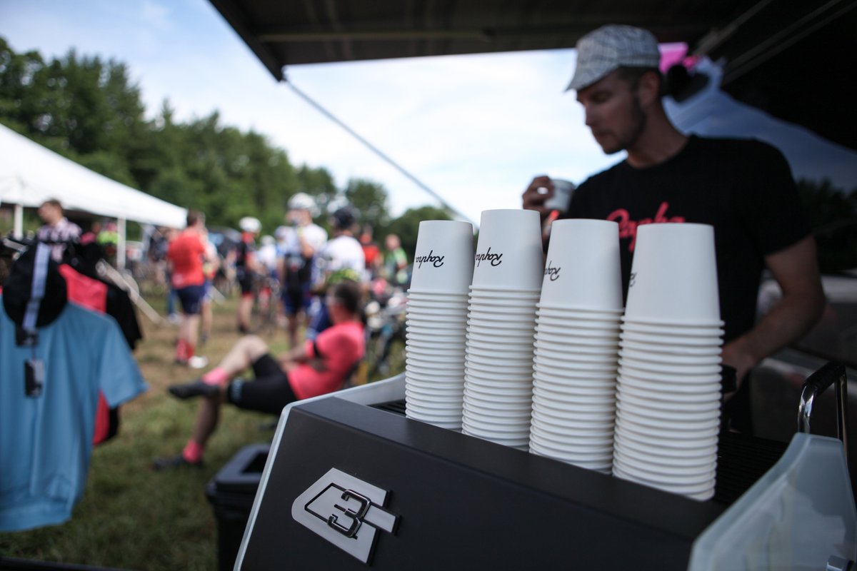 <a href="/GrandFundo/">JAM Fund Grand Fundo</a> morning was even better with <a href="/rapha/">Rapha</a> espresso!