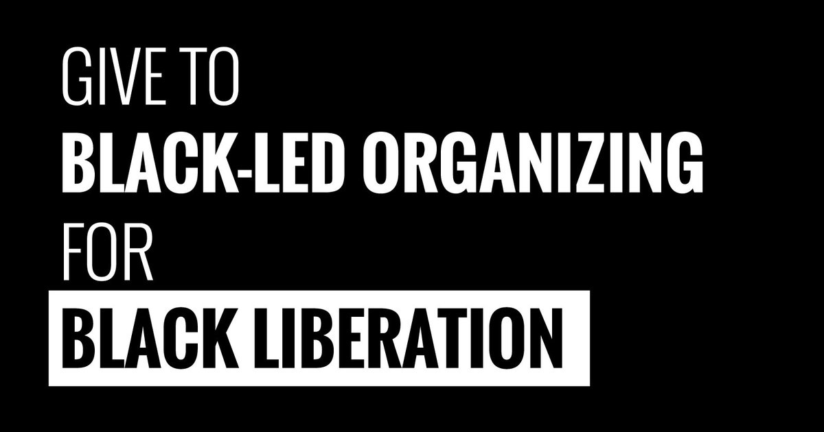 ShowUp4RJ's tweet photo. Donate to Black-led organizing for Black liberation: https://t.co/0OUzd9jawA https://t.co/W40GO5ir74